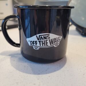 Vans Black Mug with White Logo